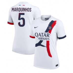 Paris Saint-Germain Marquinhos #5 Udebanetrøje Dame 2024-25 Kort ærmer